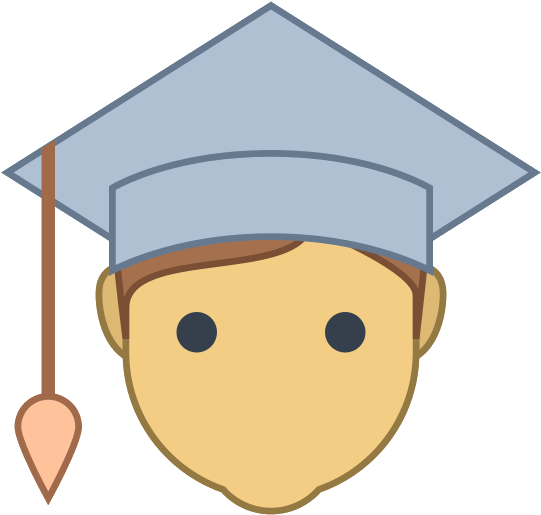 Pin Microsoft Clip Art Graduation - Symbol Student (540x540)