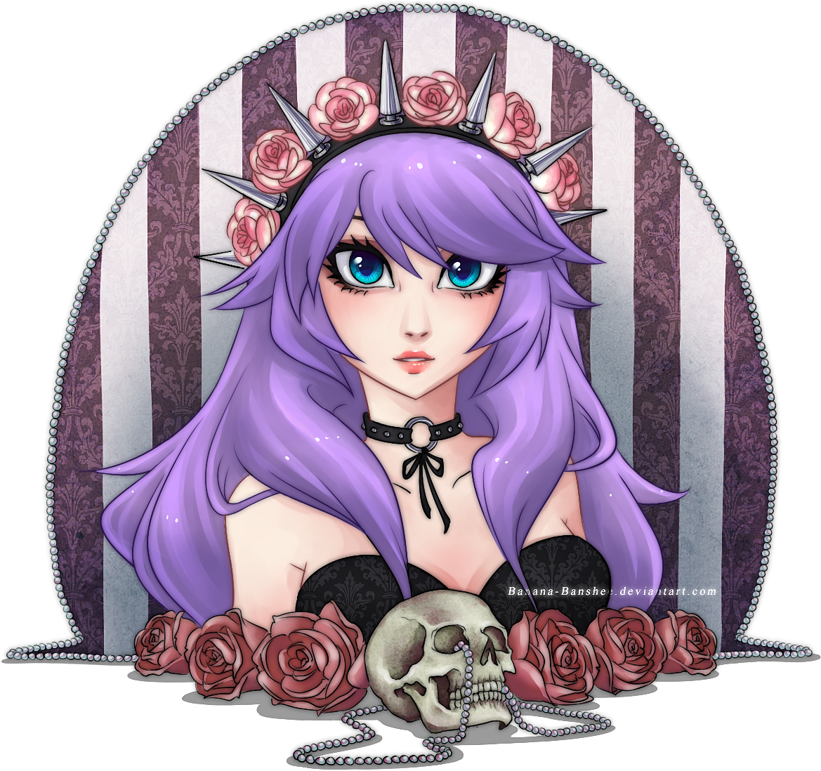 Anime Pastel Goth Girl (1177x1101)