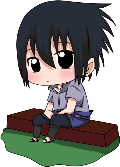 Chibi Naruto Characters Hinata Sasuke Taka Chibi By - Sasuke Chiby (600x800)