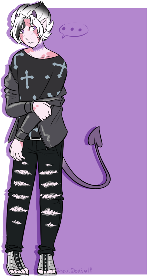 Pastel Goth Man By Snaildoki Pastel Goth (710x1126) Png Clipart