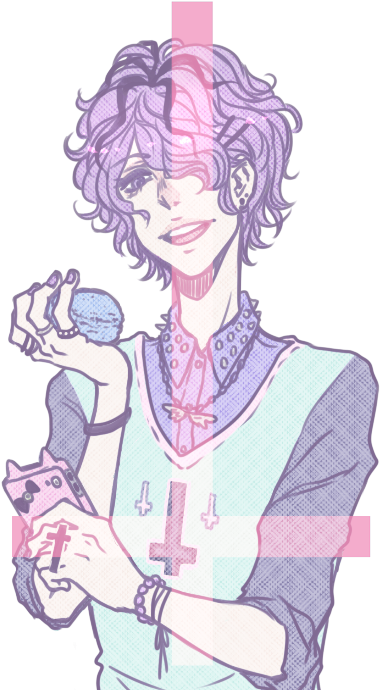 Pastel Goth Boy - Pastel Boy (419x721)