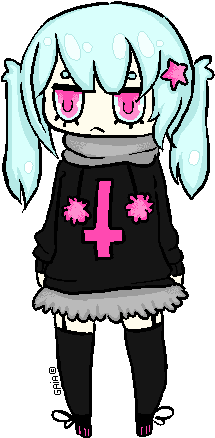 Pastel Goth Chibi Pastel Goth Chibi~ By Animecookieart - Cartoon (300x450)