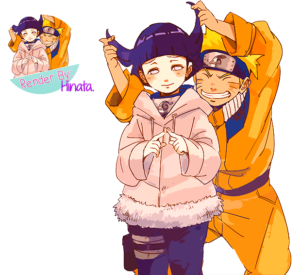 Render Naruto Y Hinata - Naruto Y Hinata Png (626x572)