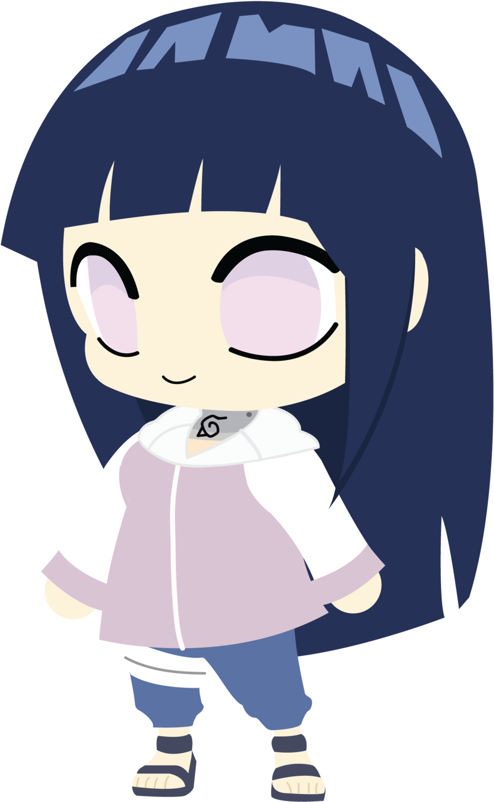 Hinata Hyuuga Chibi By Berri-blossom - Hinata Hyuga Kawaii Chibi (1024x1599)