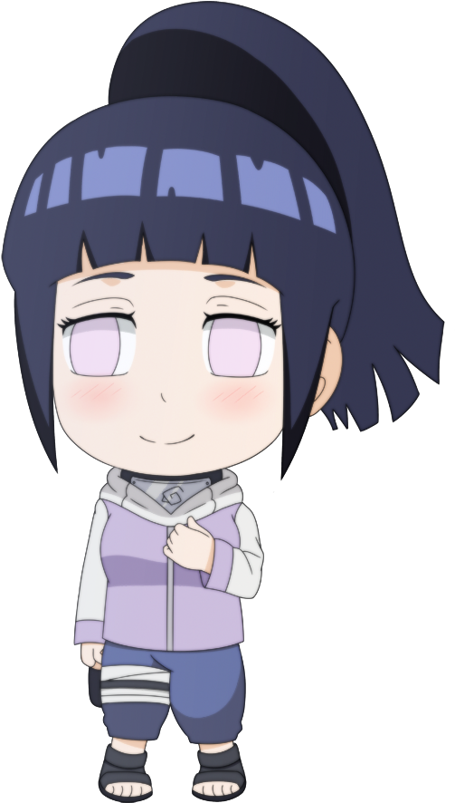 [ Fanart ] Ponytail Hinata By Vanillecream - Hinata Clip Art (550x918)