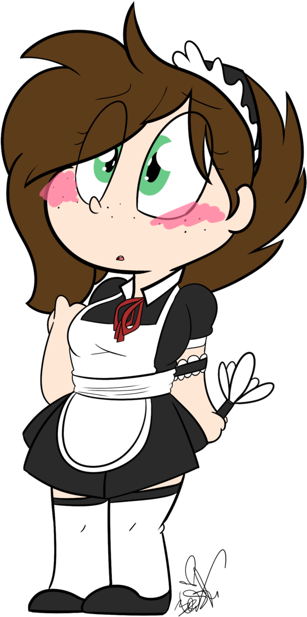 Chibi Befish Maid By Befishproductions - Cartoon (645x1238)