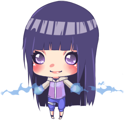 Chibi Hinata Animation By Yukihyo - Chibi Hinata (457x469)