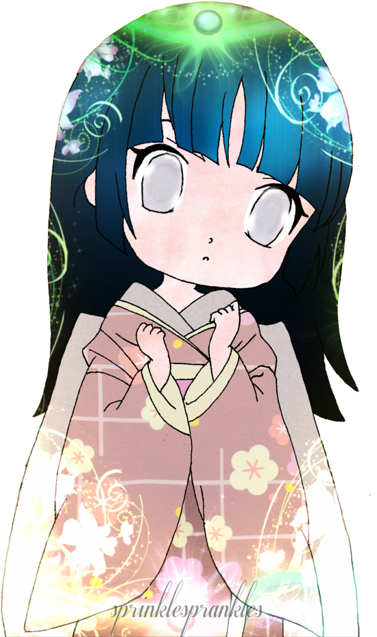 Little Hinata Chibi By Sprinklesprankles - Hinata Hyuga (600x935)
