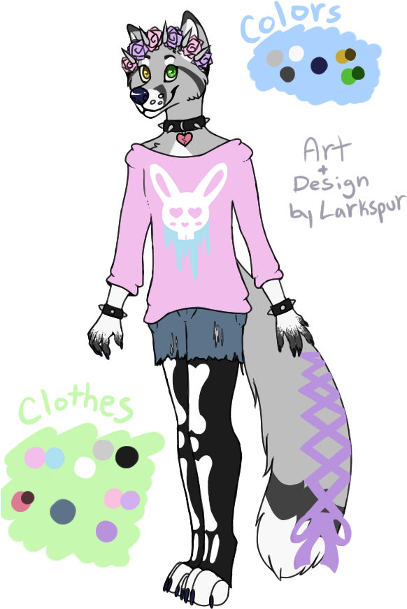 Pastel Goth Design By Larkspur1678 - Illustration (600x900)