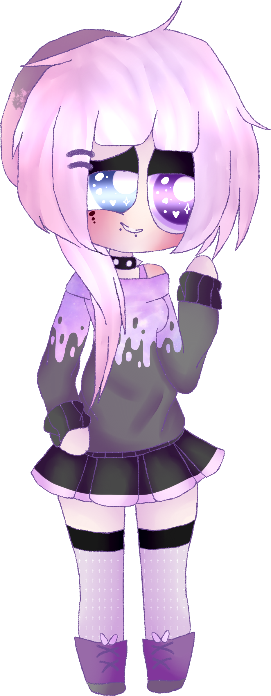 My Pastel Goth Style By Alicia-chan0 - Ppg Elena Pastel Goth (1197x2465)