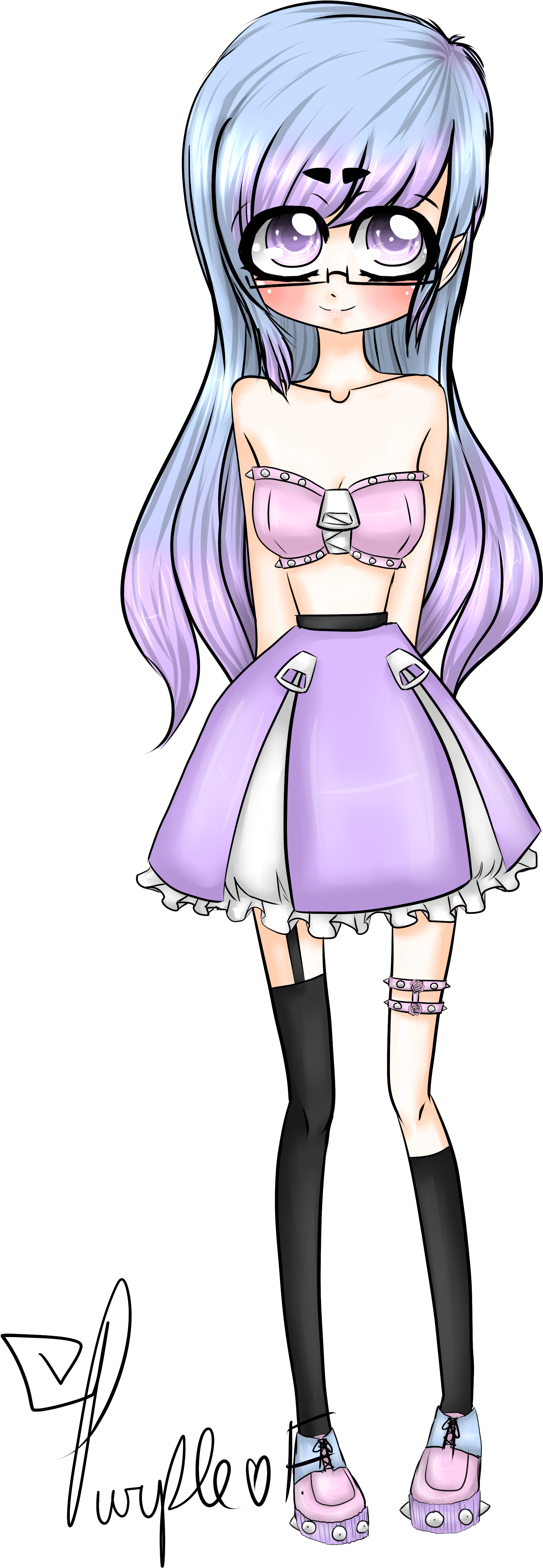 Pastel Goth By Purplef On Deviantart - Pastel (2537x5791)