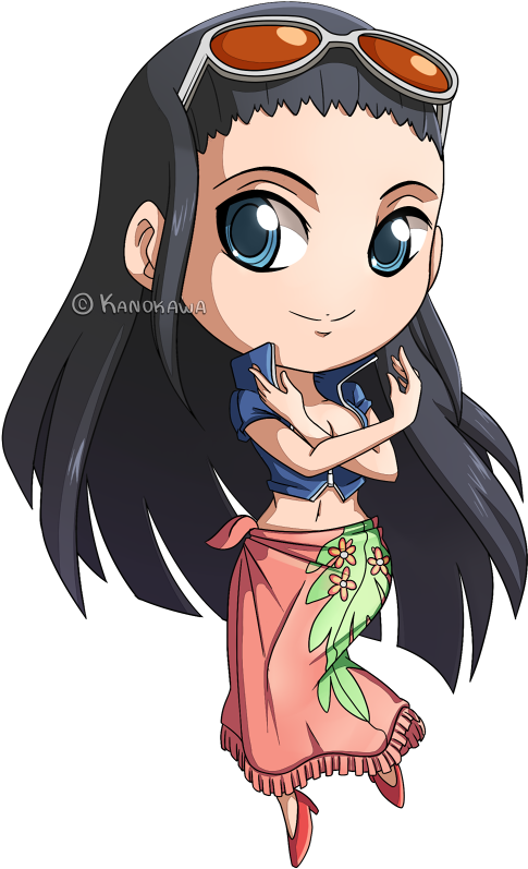 Nico Robin Chibi By Kanokawa On Deviantart - One Piece Robin Chibi (550x800)