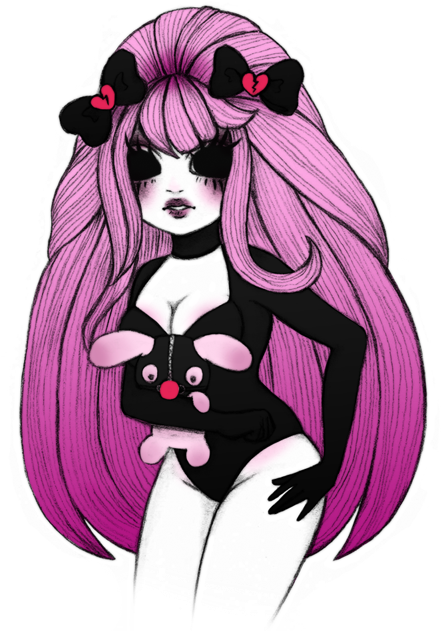By Gh0st-bunny - Pastel Goth Art (448x651)