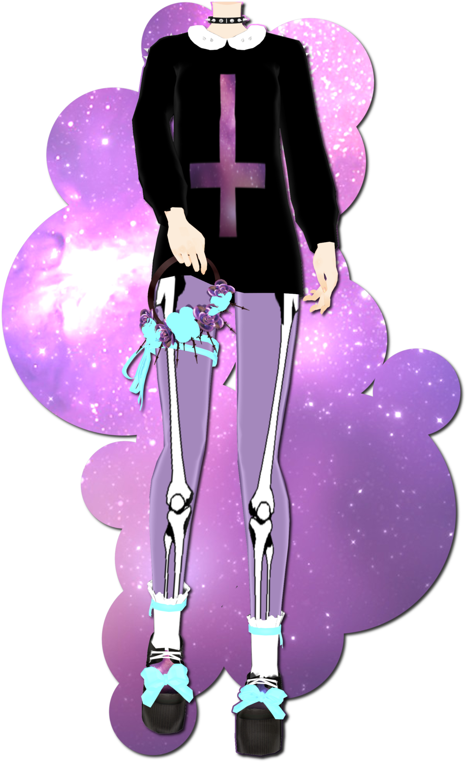 Attempt Pastel Goth By Xkyarii - Anime Pastel Goth Boy (1024x1550)
