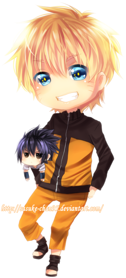 Chibi Naruto And Sasuke By Sasucchi95 - Naruto And Sasuke Chibi (639x1119)