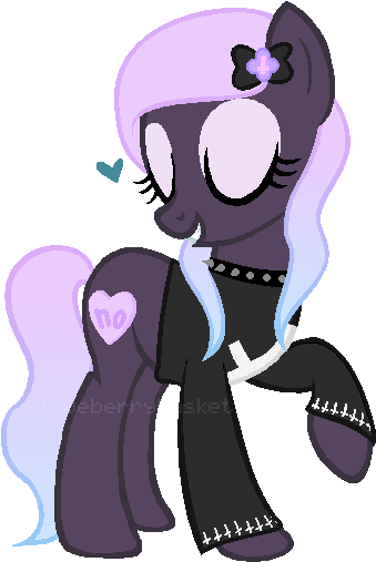 Pastel Goth Pony Adopt- Closed By Caecii - August 5 (427x569)