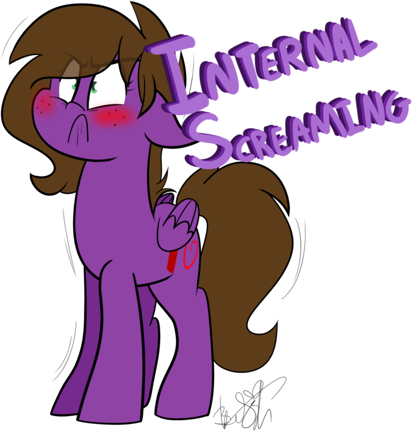 Internal Screaming By Befishproductions - Cartoon (894x894)