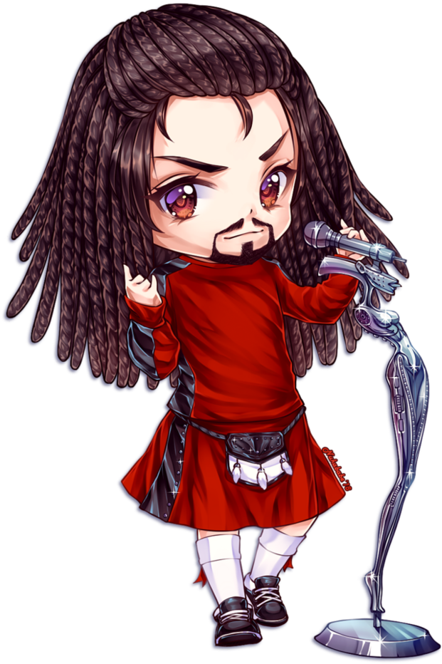 Chibi Jonathan Davis Of Korn By Nukababe - Cute Drawings Jonathan Davis (776x1029)