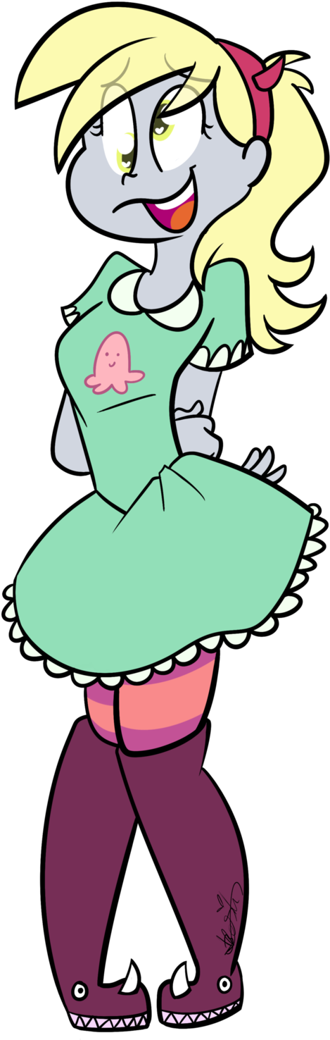 Derpy Butterfly By Befishproductions - Derpy Hooves (532x1498)