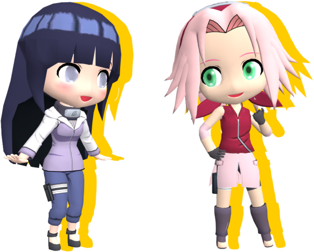 Chibi Hinasaku - Naruto Chibi Mmd (1024x576)