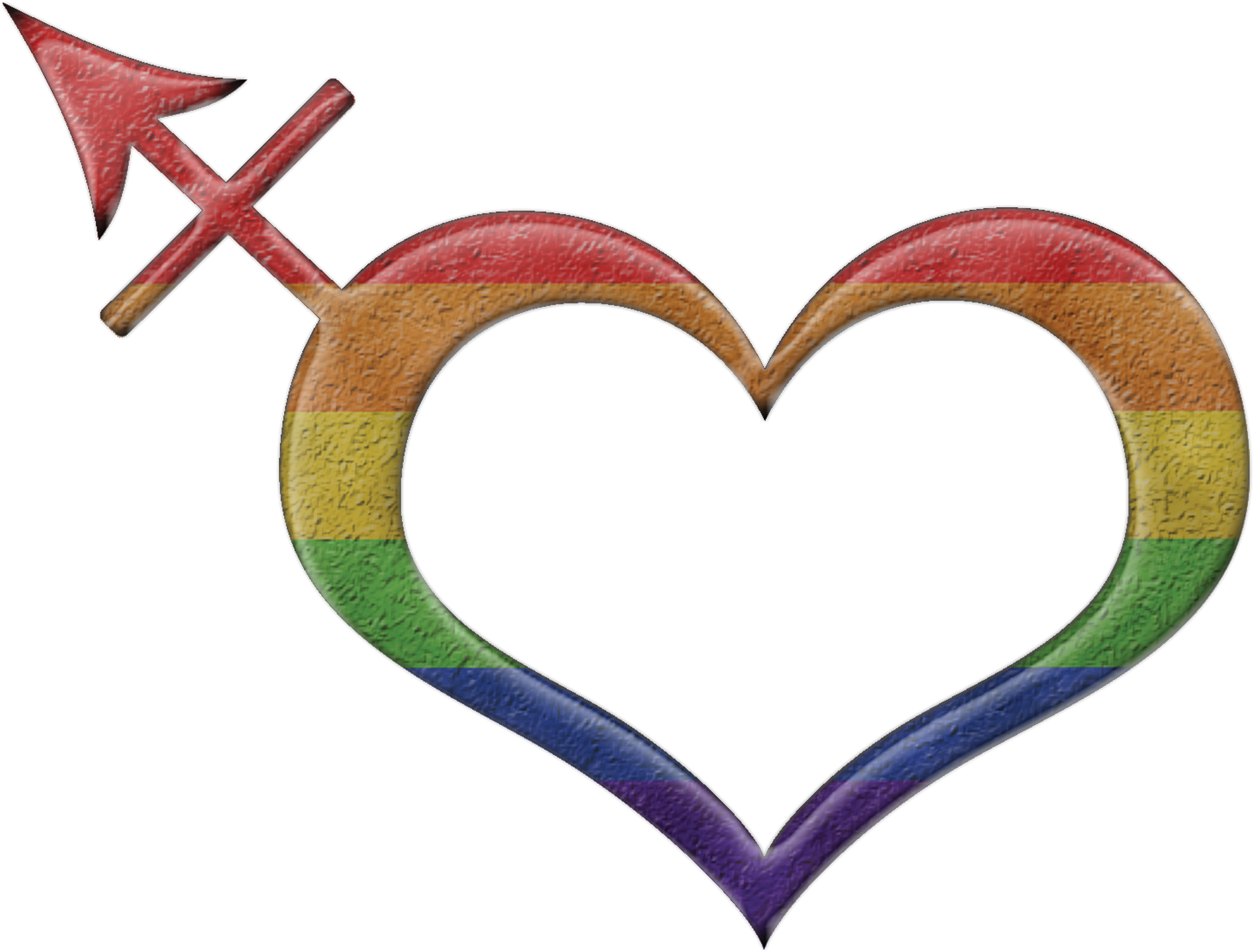 Asexual Pride Heart Shaped Transgender Symbol In Black, - Heart (2088x1587)