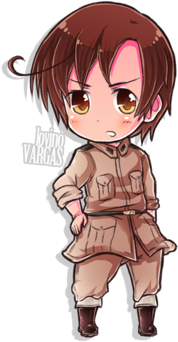 Hetalia Wallpaper Probably Containing Anime Entitled - South Italy Hetalia Chibi (266x500)