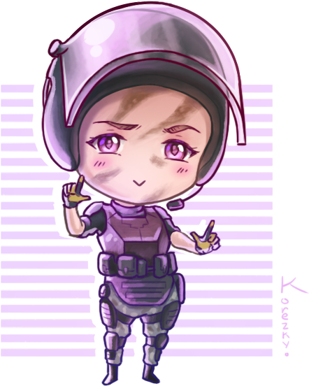 Chibi Mira - Rainbow Six Siege Mira Chibi (551x638)