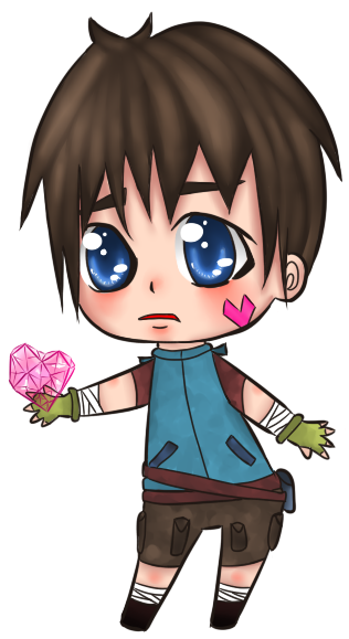 Chibi Boy By Guardianmo - Chibi Boy Brown Hair (800x600)