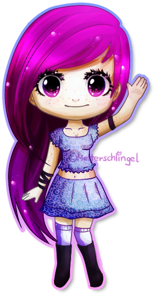 Chibi Adoptanle Closed By Metterschlingel On Deviantart - Chibi Ihascupquake (351x613)