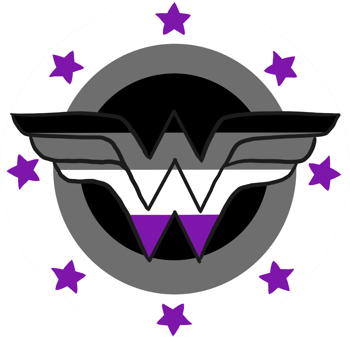 “ Lgbt Wonder Woman Logos Use With Credit Please, Available - 哆 啦 A 梦 (1280x1280)
