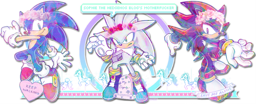 Support Pastel Goth - Sonic The Hedgehog Shaped Puzzle: Sonic The Hedgehog: (900x367)