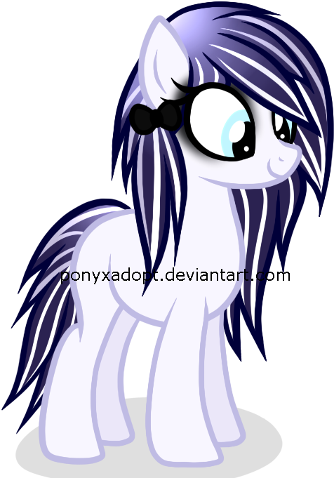 Pastel Goth Pony Auction Closed - Pony Goth (500x699)