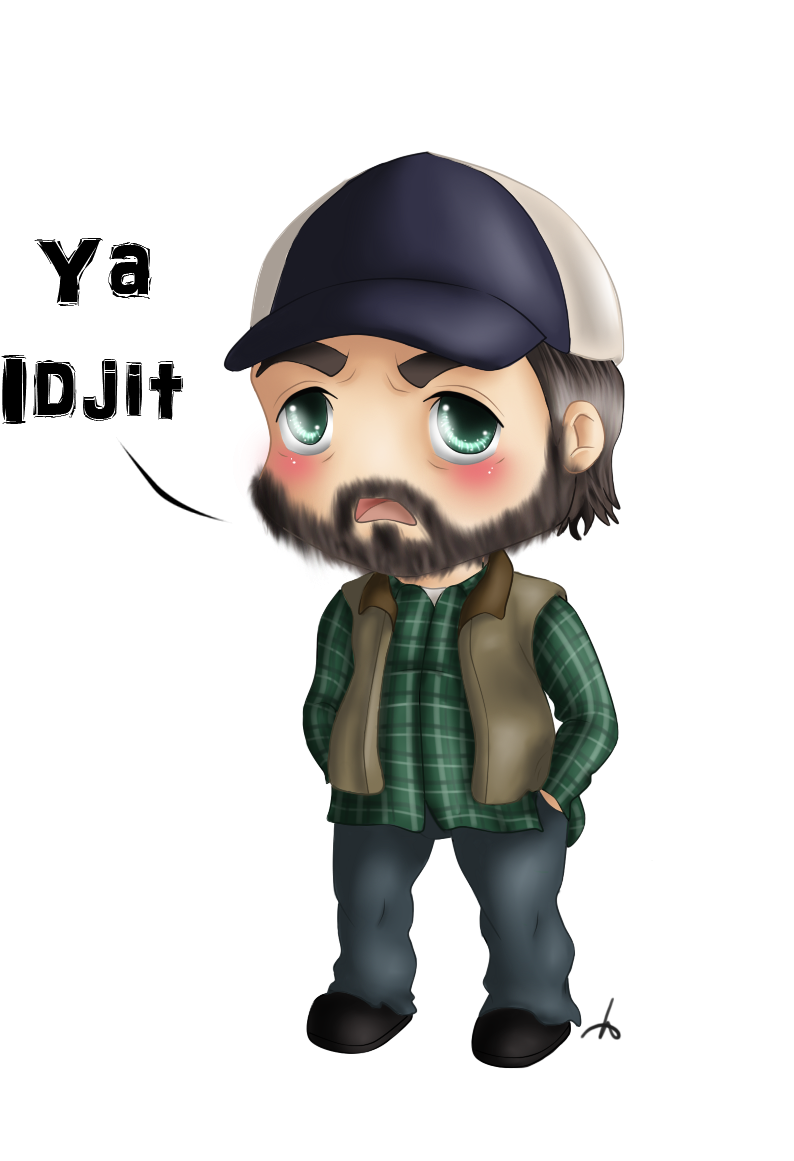 Drawn Singer Chibi - Supernatural Chibi Bobby (843x1160)