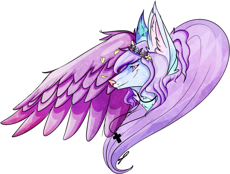 Pastel Goth [commission Part 1/2 For King Boo] By Geek - Pastel Goth Dog (800x602)