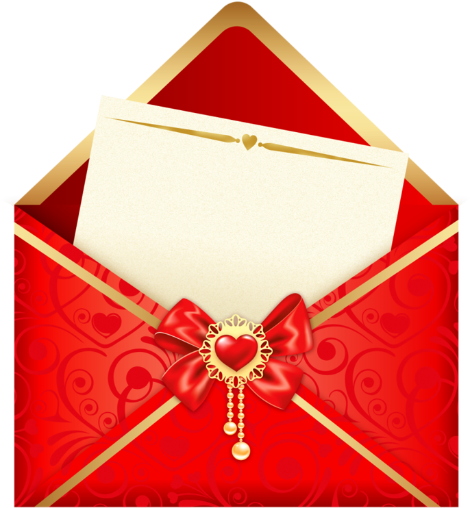 Album - Valentines Day Letter Clip Art (702x800)