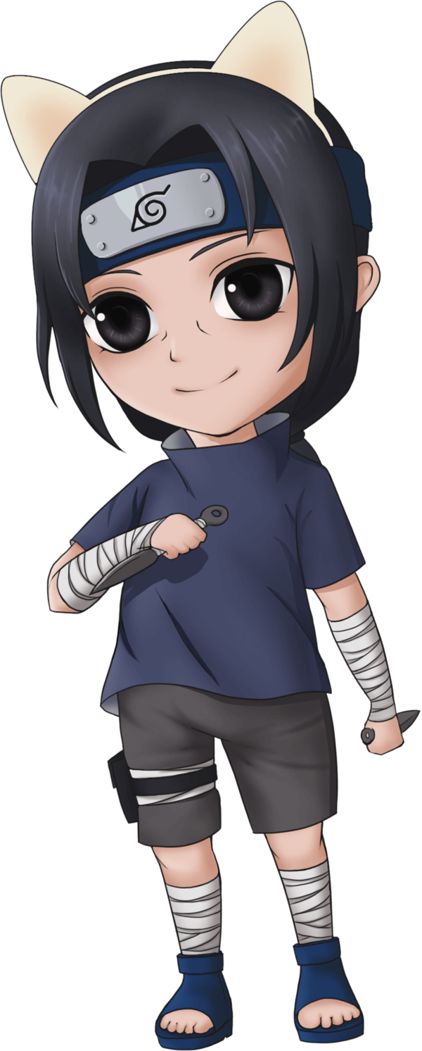 Zeonxeria 27 15 Chibi Itachi By Rekayuu - Чиби Итачи (600x1492)