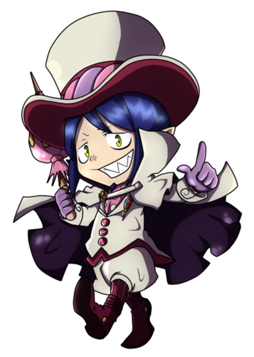 Chibi Wallpaper Containing Anime Entitled Ao No Exorcist - Ao No Exorcist Mephisto Chibi (500x500)