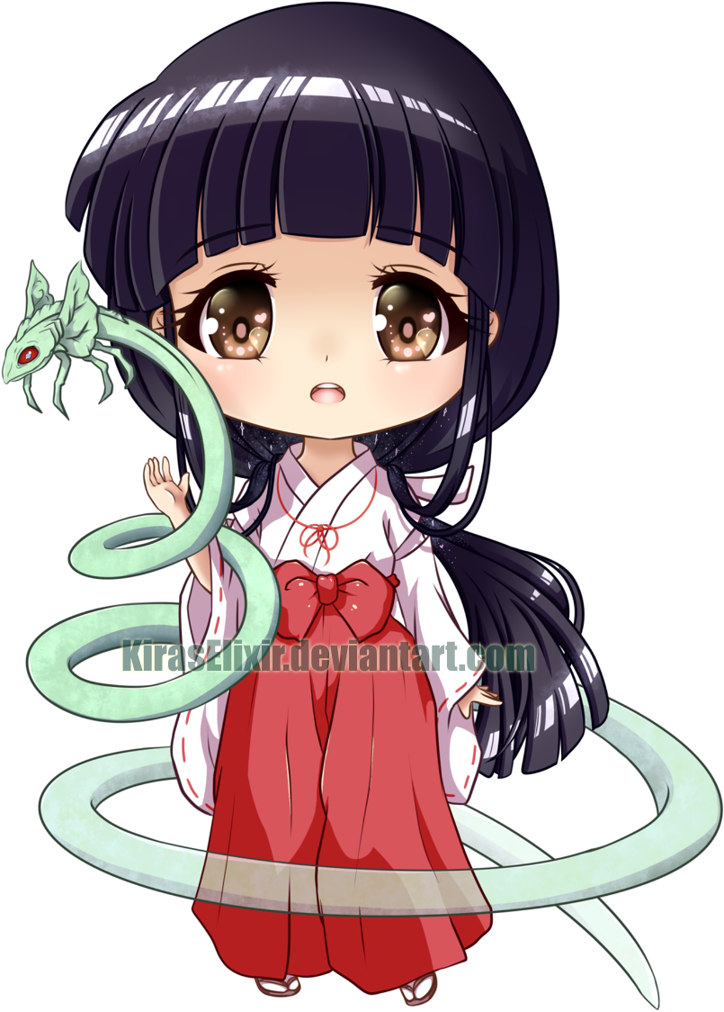 Chibi Kikyo By Kiraselixir Chibi Kikyo By Kiraselixir - Chibi Kikyo (937x1258)