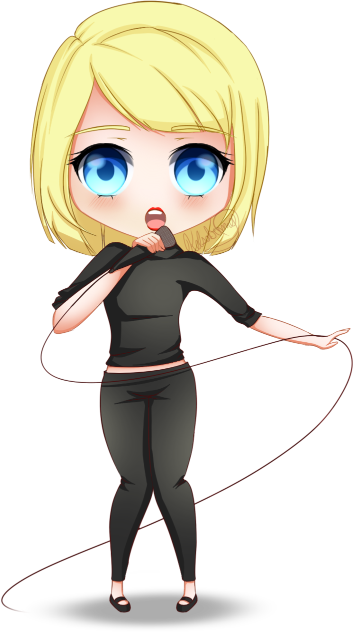 Taylor Swift Chibi - Taylor Swift Cartoon Chibi (800x1282)