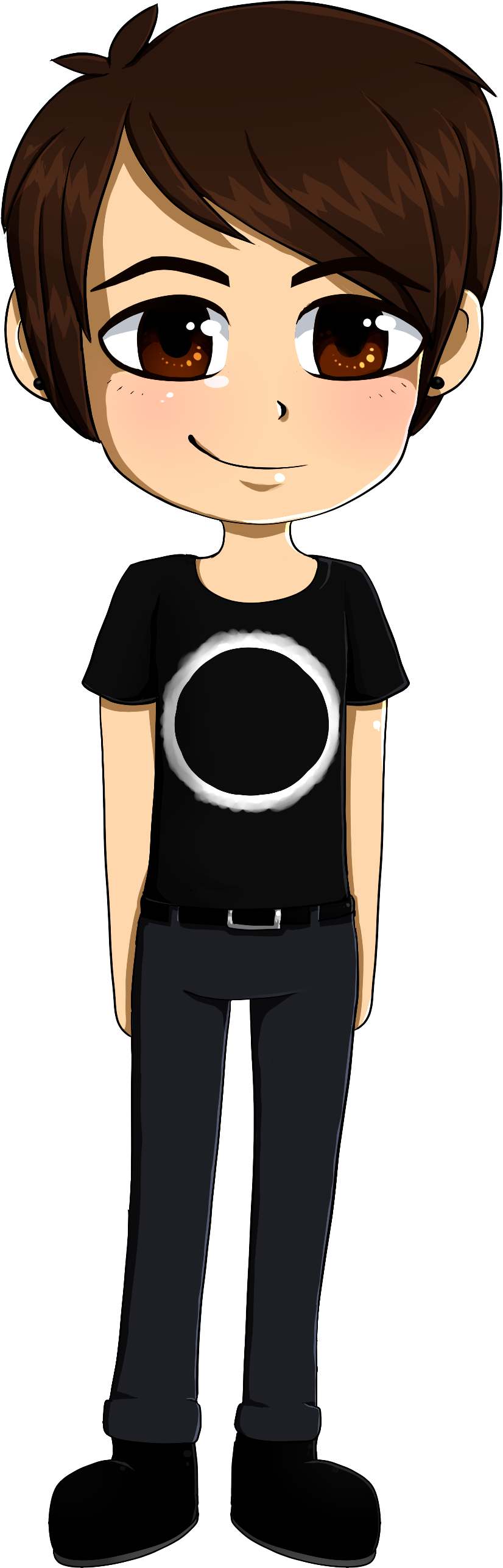 Danisnotonfire Chibi - Dan Howell Chibi Drawing (1148x2700)
