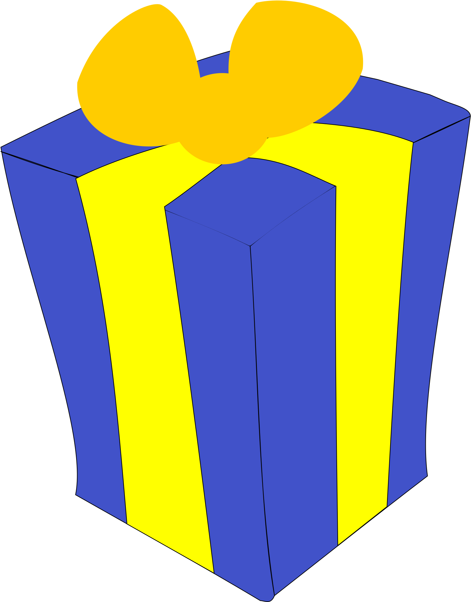 Big Image - Present Clipart (1697x2400)