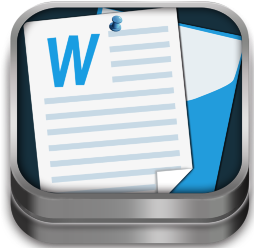 For Microsoft Word Edition & Open Office Format App - Microsoft Word (512x512)