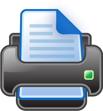 /openoffice - Print File Icon Png (442x442)