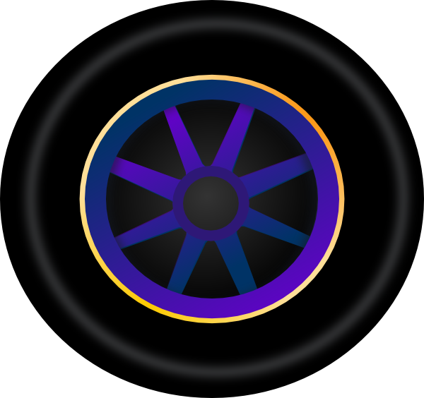 Wheel Chrome Rims Clip Art Free Vector In Open Office - Napoli Soccer (600x564)