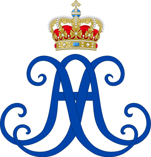 This Image Rendered As Png In Other Widths - Queen Letizia Of Spain Monogram (500x519)