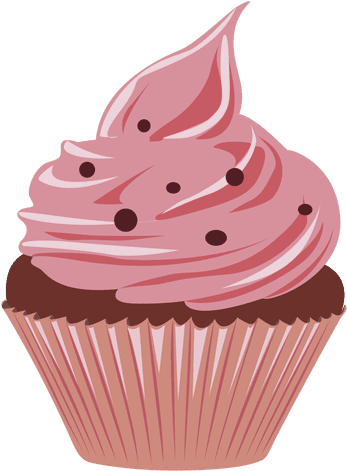 Cherry Cupcake Illustration Transparent Png - Cupcake Illustration Transparent (512x512)