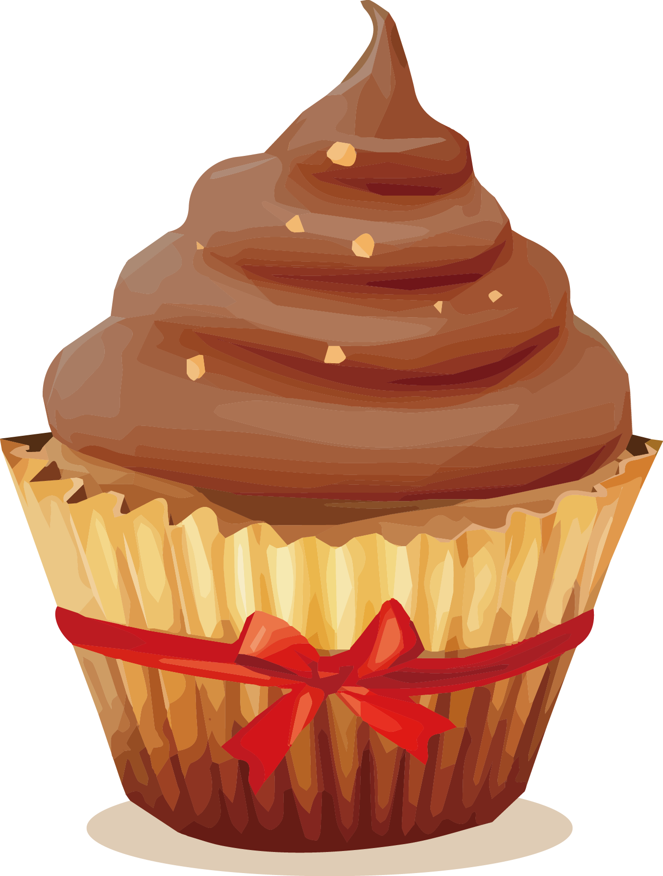 Cupcake Chocolate Cake Muffin Cream - Cupcake (1353x1787)