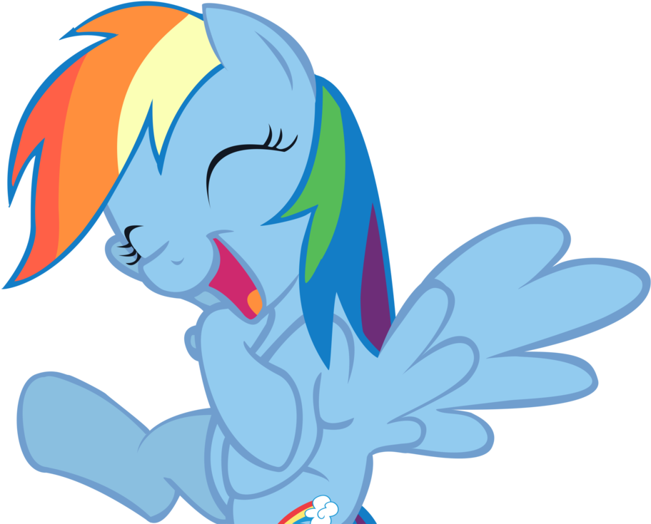 Rainbow Dash Laughing Vector By Twilightsparkle54321 - Digital Art (1024x768)