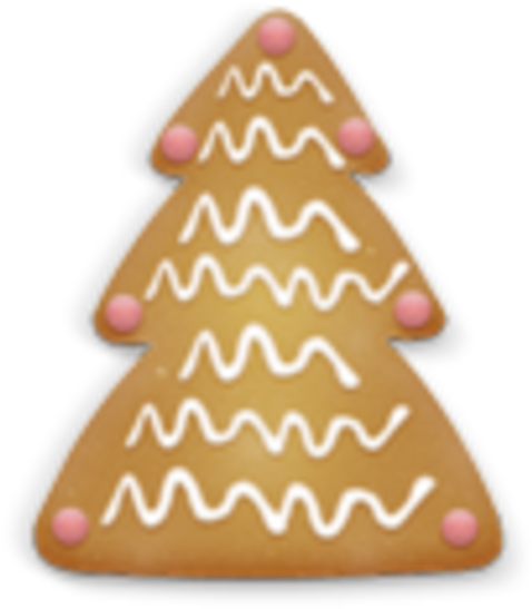 Tree Cookie Clipart - Christmas Day (600x600)