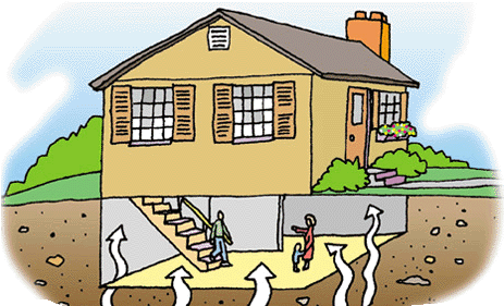 Free House With Basement Vector Image - Radon (462x292)